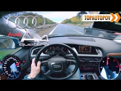 Audi A4 B8 3.0TDI quattro (176kW) |8| 4K DRIVE POV - V6 SOUND, ACCELERATION & DRIFTING?!🔸TopAutoPOV