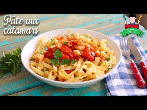 Recette pâte aux calamars
