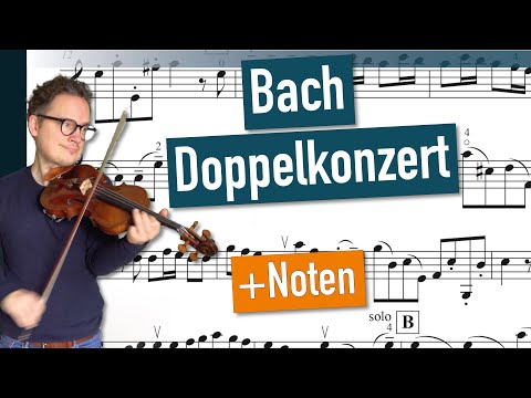 Bach Concerto for Two Violins in D minor, BWV 1043, Violin 1, Doppelkonzert, Violin Sheet Music