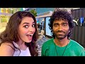 Kriti Shetty And Pradeep Ranganathan Superb Fun At Love Insurance Kompany Movie Sets LIK DC