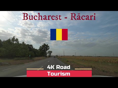 Driving Romania: DJ601A Bucharest - Răcari - 4k city drive and county roads