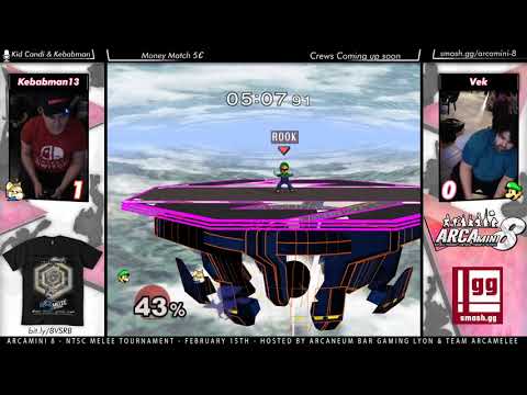 ARCAmini8 - Money Match - Kebabman13 (Fox) VS Vek (Luigi) - SSBM