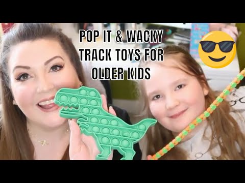 RAINBOW AND DINOSAUR POP IT || WACKY TRACK || TOYS FOR OLDER KIDS
