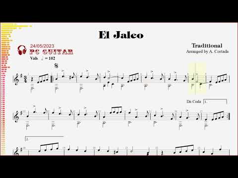 Traditional music, El Jaleo, guitar demo