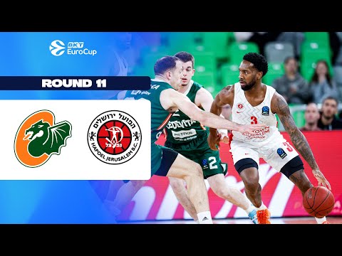 Cedevita Olimpija Ljubljana vs. Hapoel Midtown Jerusalem | Round 11| EuroCup Basketball 2025-26