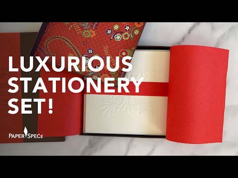 Wynn Las Vegas Stationery Set w/ Sculptured Emboss – Paper Inspiration No. 576