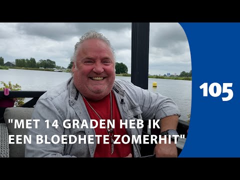 Met een 15 graden en herfstwind, heeft zanger Rob Zorn zijn bloedhete zomerhit te pakken