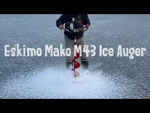 Eskimo Mako M43 Ice Auger Quick Review! #icefishing