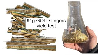 GOLD fingers yield test: 6g Au from 1 kg fingers