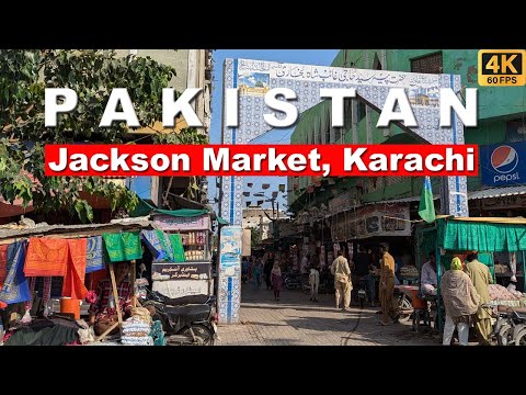 Jackson Market Walking Tour | Karachi, Pakistan | Full Mooni Vlogs | 4K UHD | 60FPS