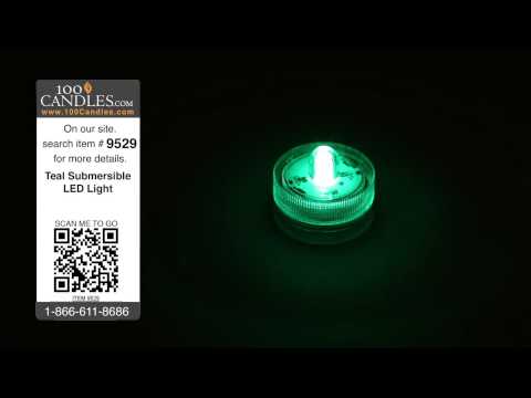Teal Submersible LED Light