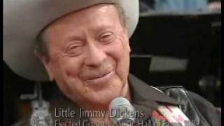 Country&#39;s Family Reunion 2-- Del Reeves embarasses Little Jimmy Dickens