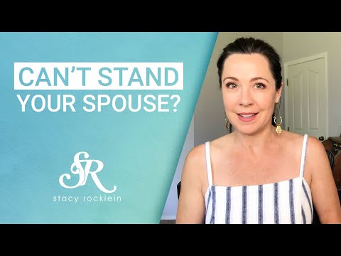 Can't Stand Your Spouse or Partner? Here's What To Do 💙