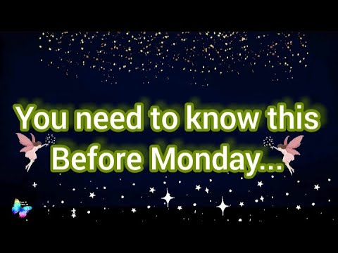 🌸You need to know this before Monday