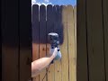 Fastest Way to Stain a Fence!