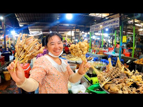 Amazing Street Food Tour at Boeung Keng Kang market Phnom Penh, Visit Amazing Cambodia !