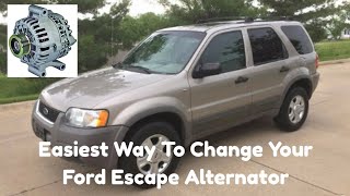 Easiest way to change a Ford escape alternator