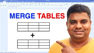 How To Merge Two Tables In Word Vertically
