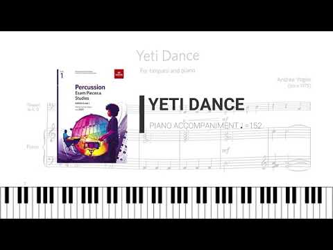 ABRSM G1 Percussion 2020 (B3) Yeti Dance (Piano accompaniment)