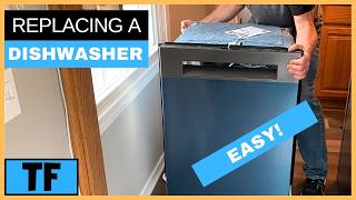 HOW TO REPLACE OR INSTALL A DISHWASHER - (Step By Step Guide) Bosch 800 Series