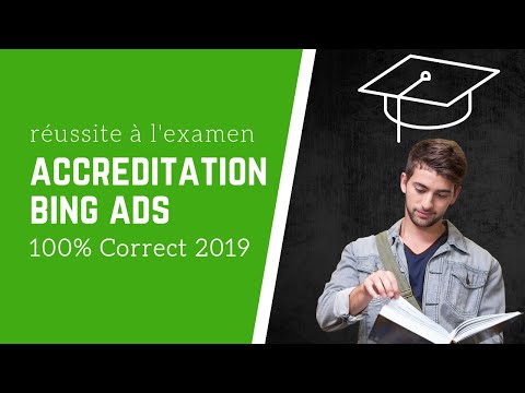 Réponses examen accréditation Bing Ads | Certification Bing Ads | 100 % correct | En français Video