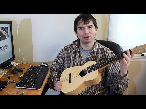 Tenor ukulele, built from scratch, a DIY ukulele