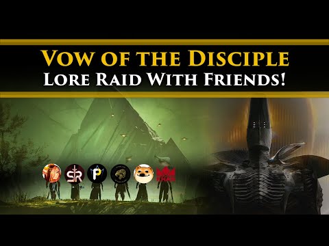 Destiny 2 Lore - Vow of the Disciple Lore Raid! W/ Fallout Plays, Bog, Snazzy, Khan & Lunar!
