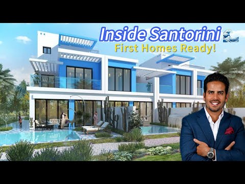 DAMAC Lagoons Santorini | Exclusive Tour | First Townhouses to Be Handed Over 