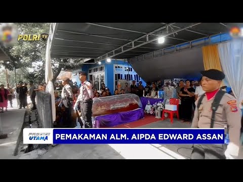 POLRES ENDE GELAR UPACARA PEMAKAMAN ALM  AIPDA EDWARD L.V. ASSAN