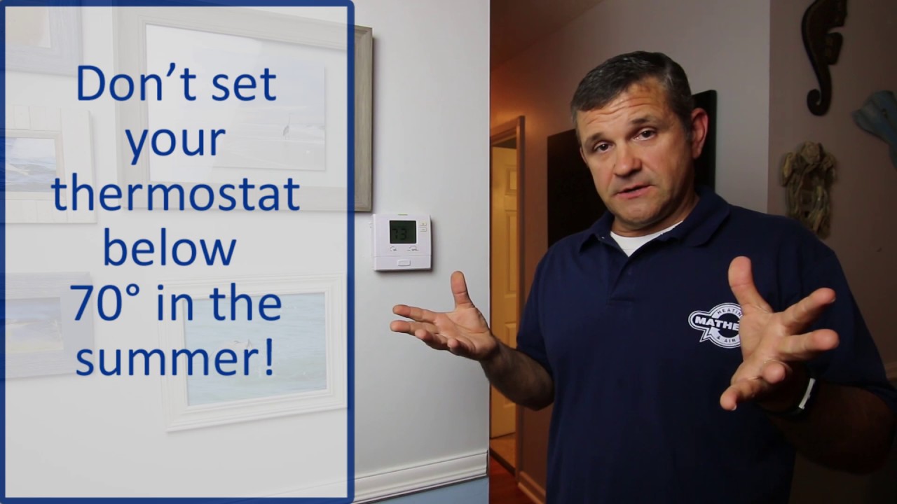 One Minute Maintenance: A/C Tips from Mathews Heating and Air