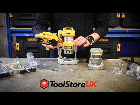 DEWALT DCW604NT / DCW604 18v Brushless XR Trimmer/Router + Bases - Full Review From ToolStore UK