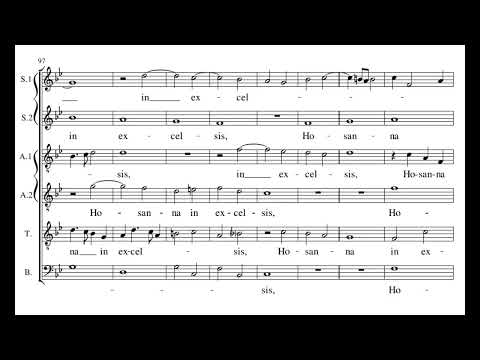 Palestrina: Missa Ut re mi fa sol la - Sanctus - Sixteen