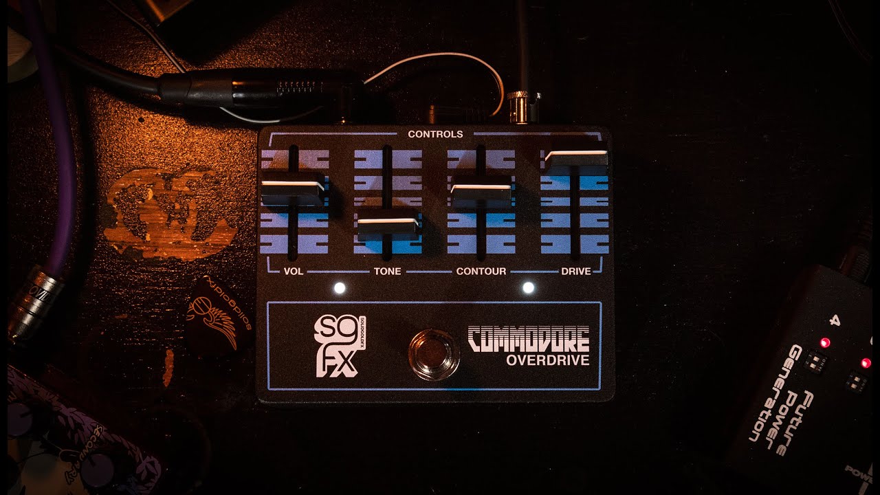 SolidGoldFX Commodore Overdrive Demo - YouTube