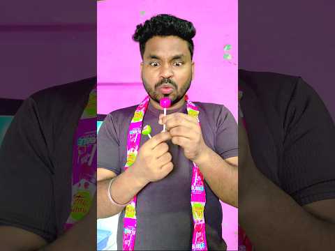 Pink and Green Flavoured Lollipops by technical fuchkul #shorts #trending #viral