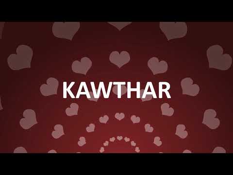 HAPPY BIRTHDAY KAWTHAR