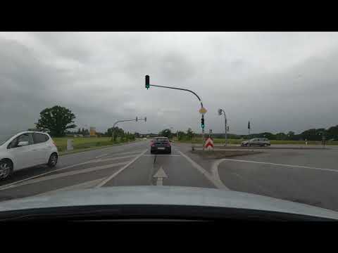 Driving in Germany: Schwerin to Lubeck | 4K
