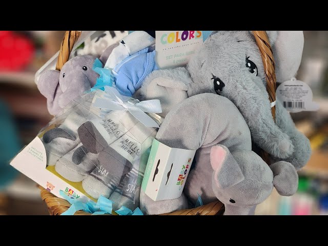 Vídeo relacionado con Cesta de regalo vacía, cesta para regalos, cesta de regalo con tarjeta de felicitación y lazo, cesta de regalo vacía para baby shower, cumpleaños, bodas, Pascua, Acción de Gracias, Navidad (caqui)