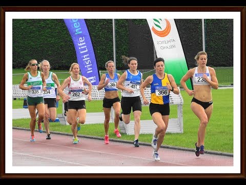 (2019)  Irish National Master T & F Championships ( Women's 800m)...Video by Jerry Walsh