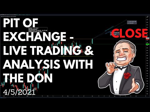 Pit of Exchange (Close) 4/5/2021 - Live Trading & Analysis