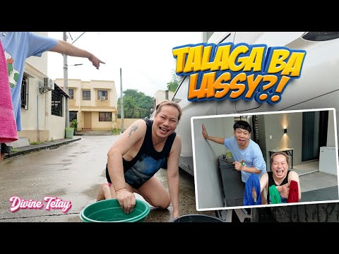 KUSKOS, LINIS, LABA! PATI SALAWAL NYO KASAMA! ( KASAMBAHAY FOR THE DAY ) | LASSY | DIVINE TETAY