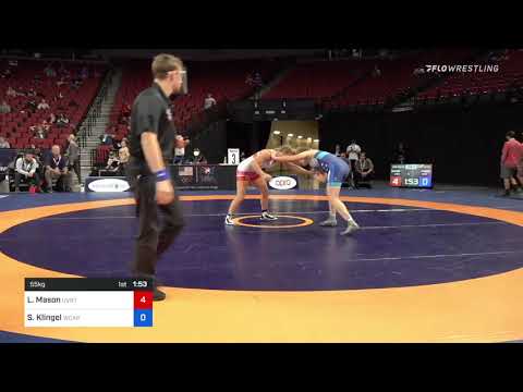 55 Kg Con Semis - Lauren Mason, Brunson UVRTC Vs Samantha Klingel, Army (WCAP) A62d