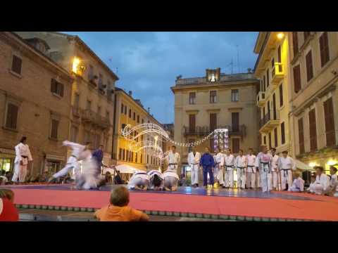 SportInCentro Osimo 2016 - Esibizione Judo, gruppo Ronin