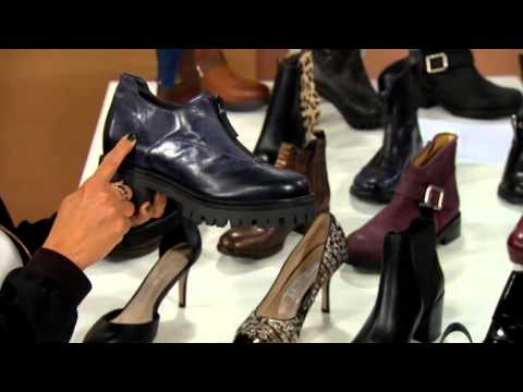 Sara Winter visar höstens skomode - Nyhetsmorgon (TV4)