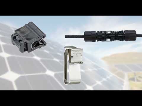Part of a video titled PV Solar Cable Support for Panel Modules - YouTube