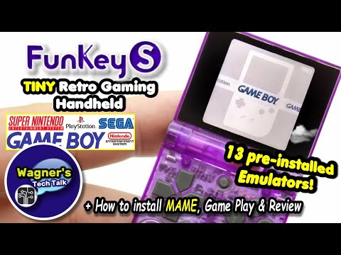 FunKey S : Smallest Retro Handheld Review and How to Setup MAME