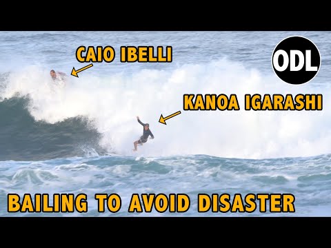 Kanoa Igarashi DODGES Minefield @ Haleiwa | Packed Contest Warmup Session | Timestamps Included