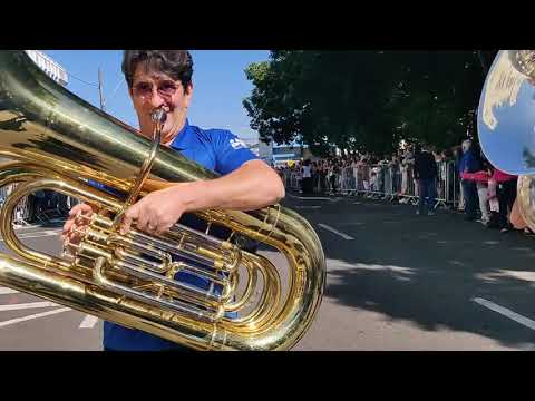 Dobrado Dois Corações - Pedro Salgado Desfile aniversário de 165 anos de Passos-MG, #dobrados