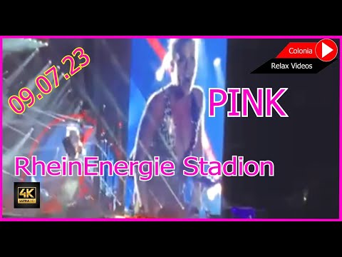 Köln / Cologne PINK live im RheinEnergie Stadion ♥ Flug durch das Stadion