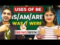 USE OF BE IS AM ARE WAS WERE BEEN BEING TRICKS USAGE LEARN ENGLISH GRAMMAR