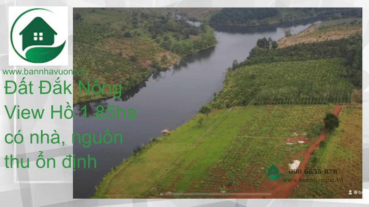 1,85ha view hồ đẹp nhất khu vực, thôn 2, xã Đaksin, huyện Đak R'Lấp